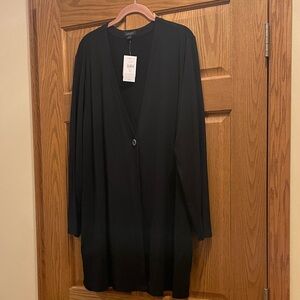 J. Jill Black XL Cardigan Style Black Jacket